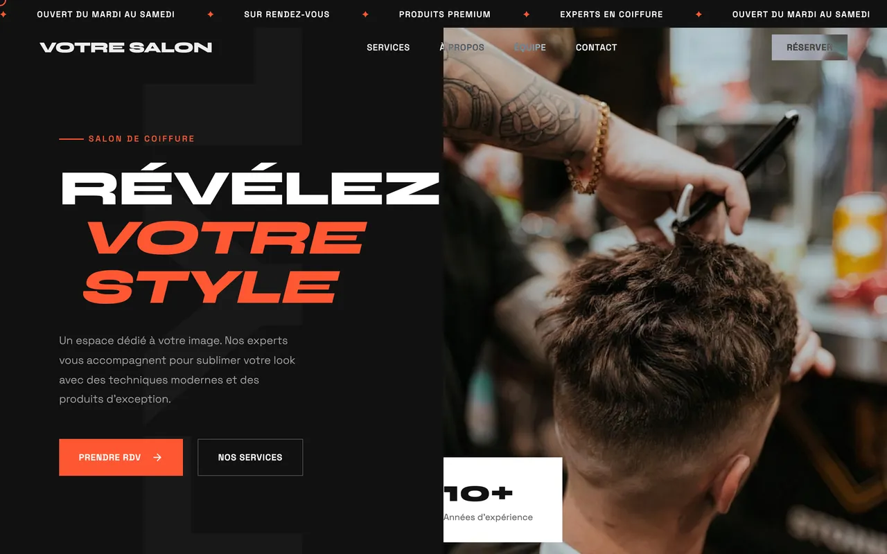 Salon Coiffure — aperçu 1